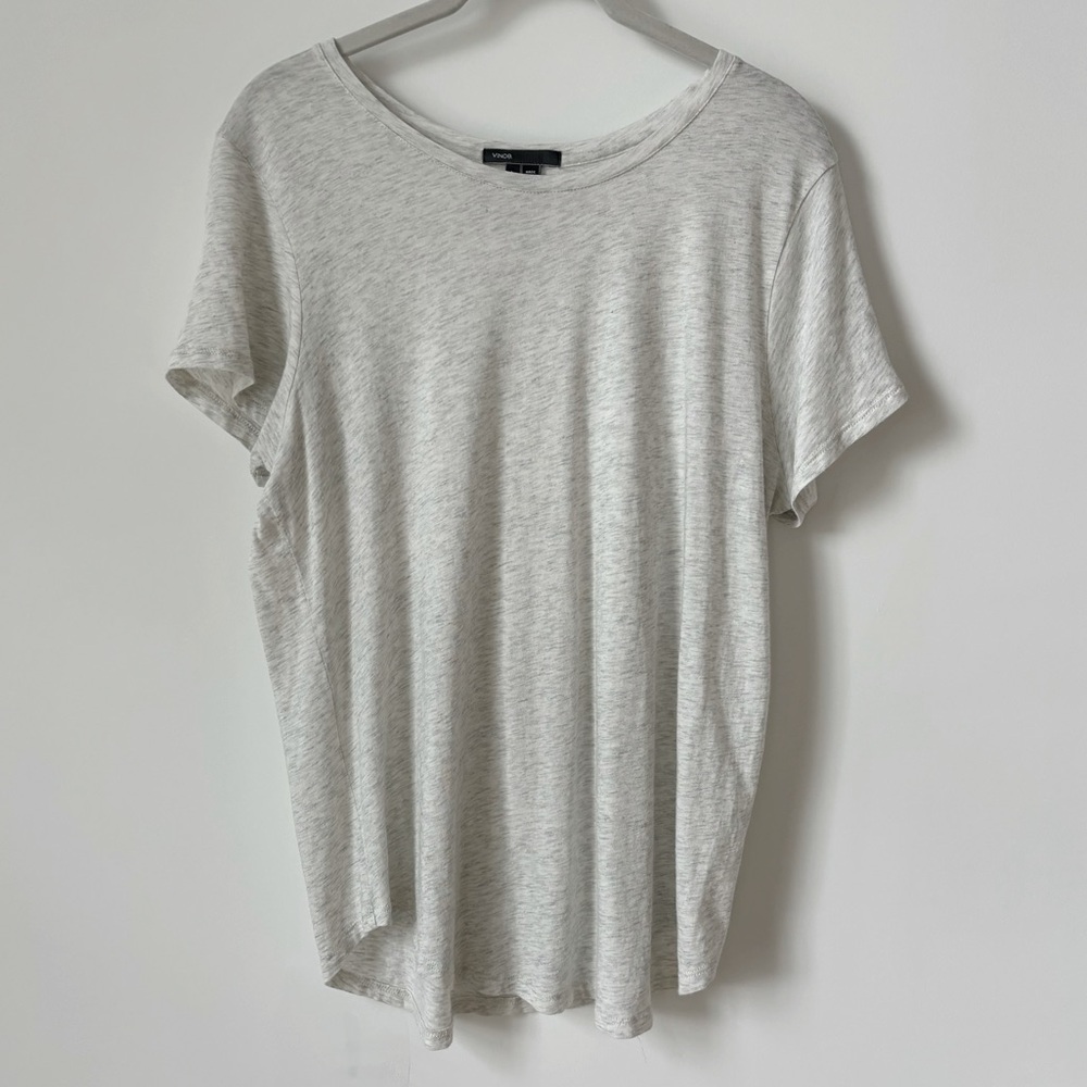 Vince Heathered Crew Neck Tee
